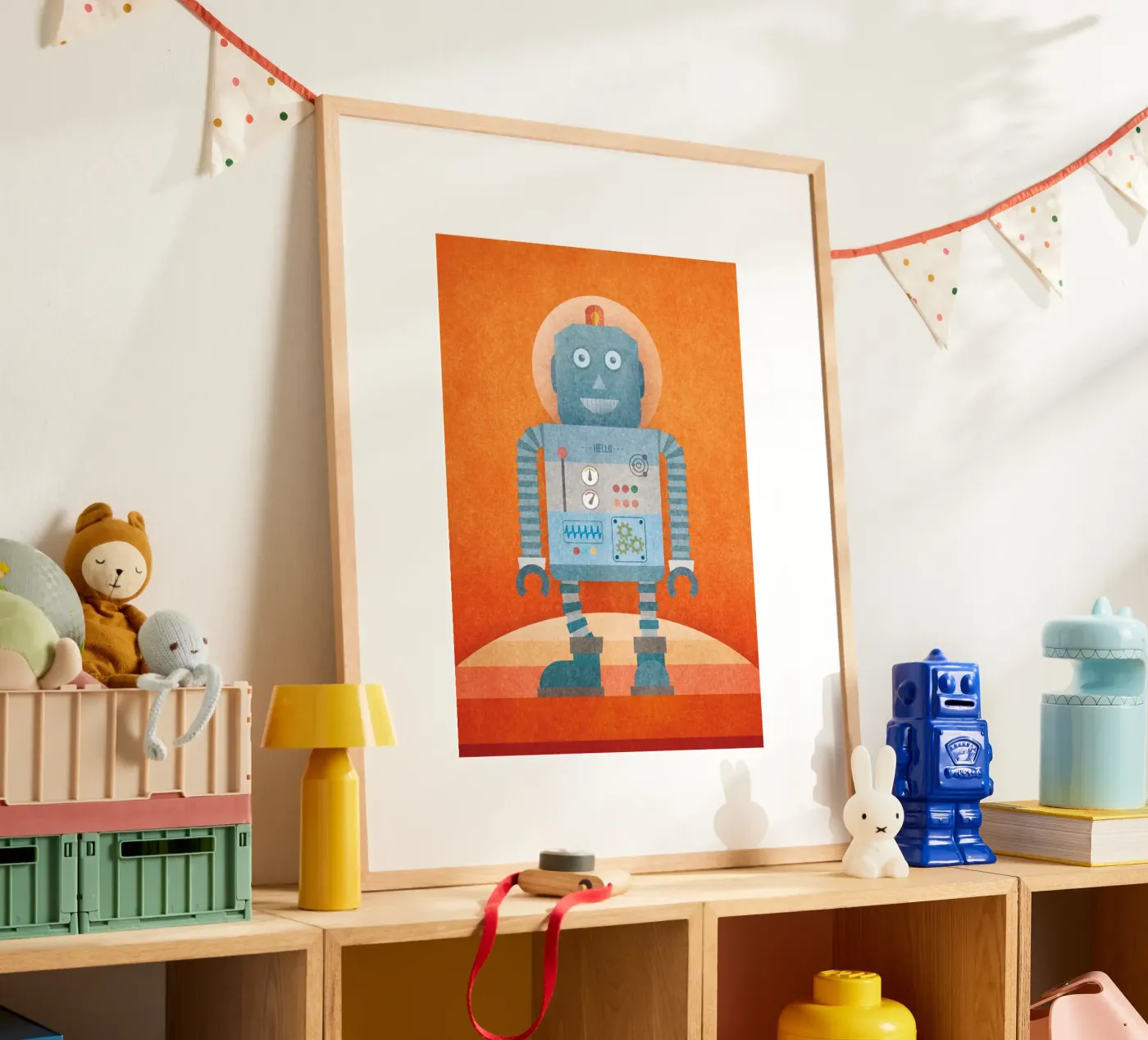 Hello Mr Robot Poster von lazydaypaper