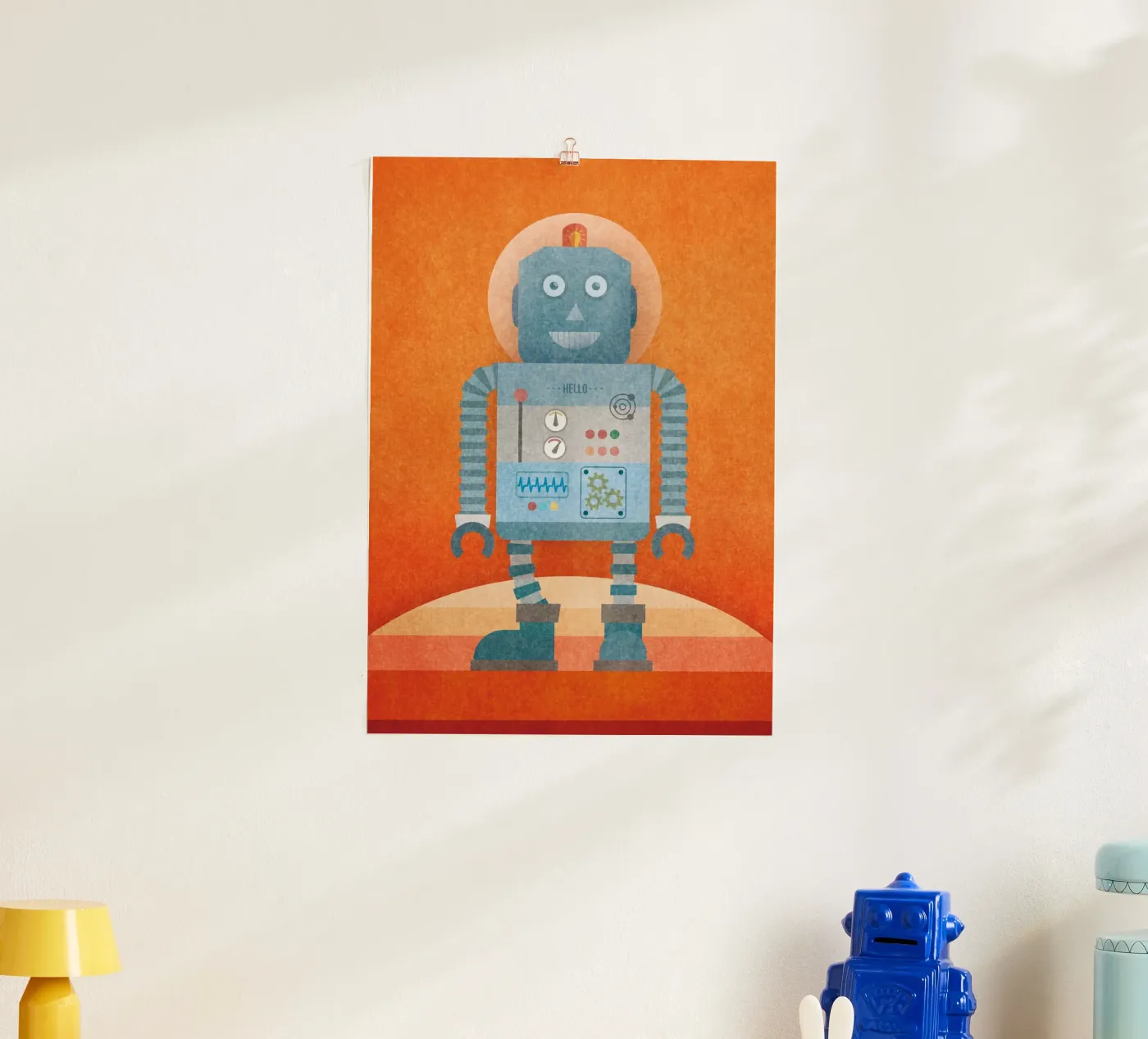Hello Mr Robot Poster von lazydaypaper