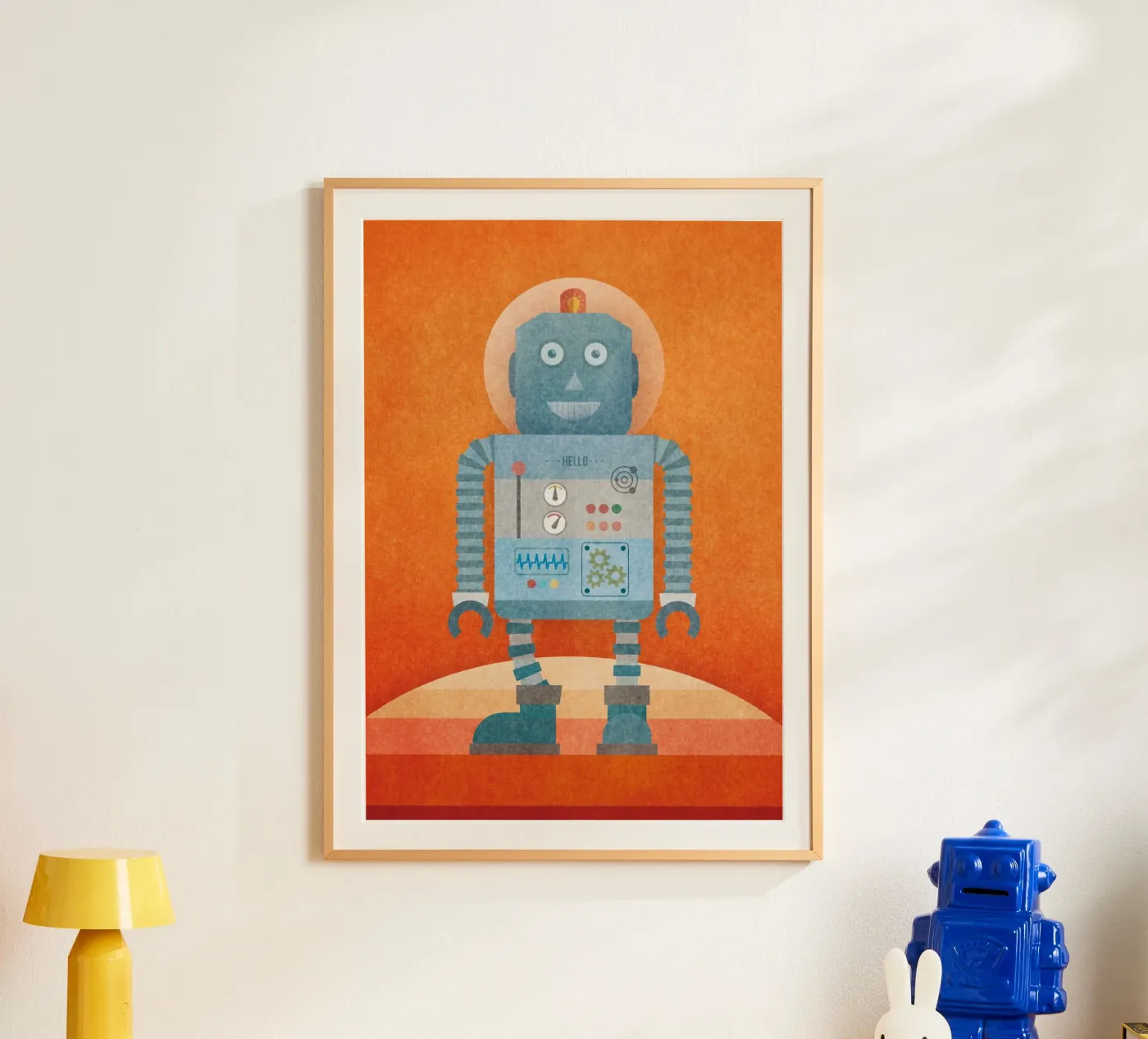 Hello Mr Robot Poster von lazydaypaper