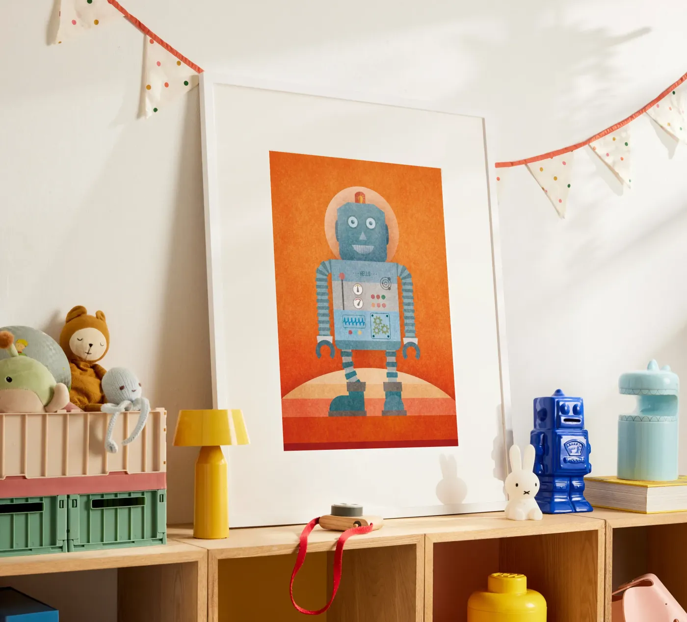 Hello Mr Robot Poster von lazydaypaper