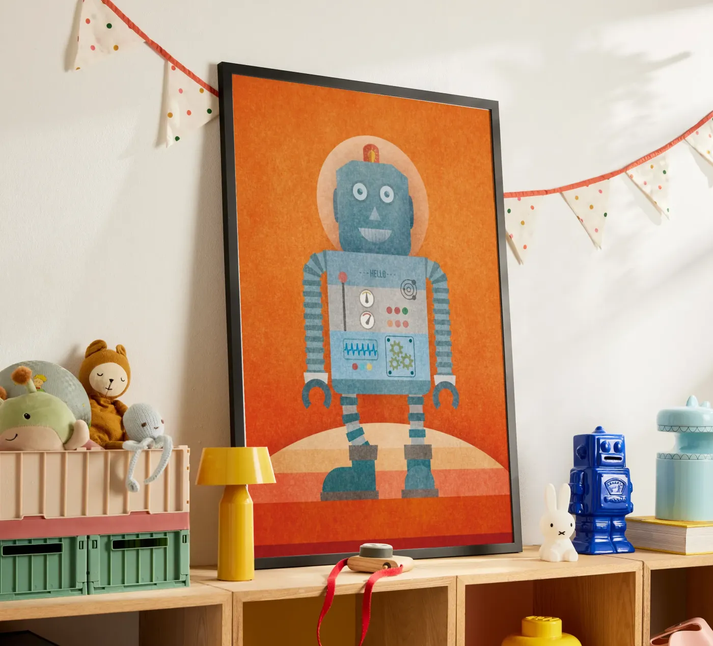Hello Mr Robot Poster von lazydaypaper