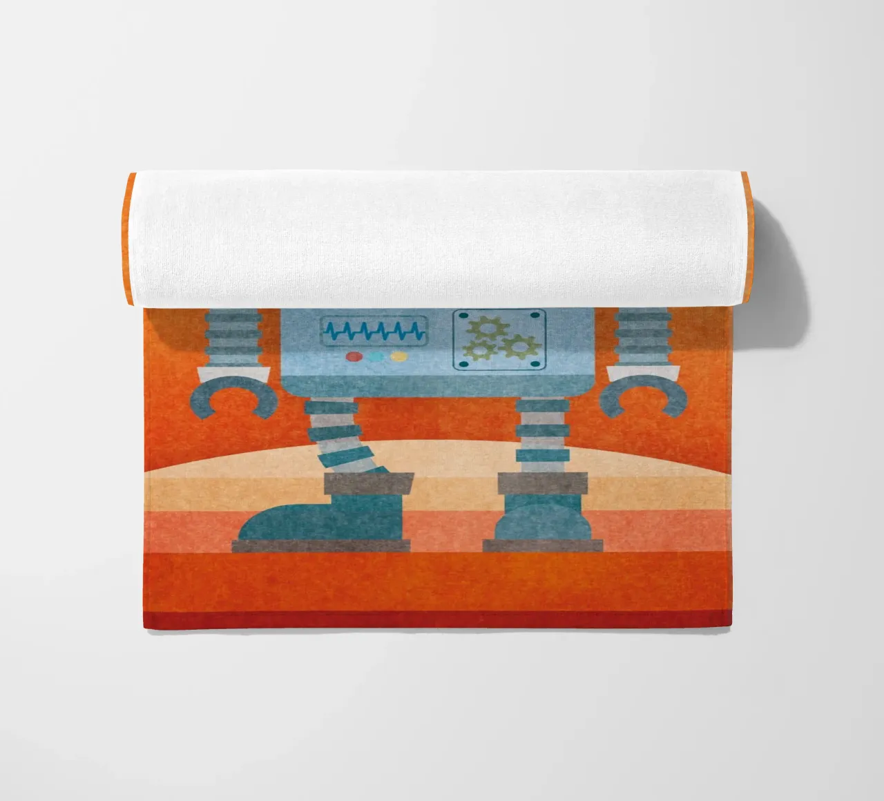 Hello Mr Robot Strandtuch von lazydaypaper