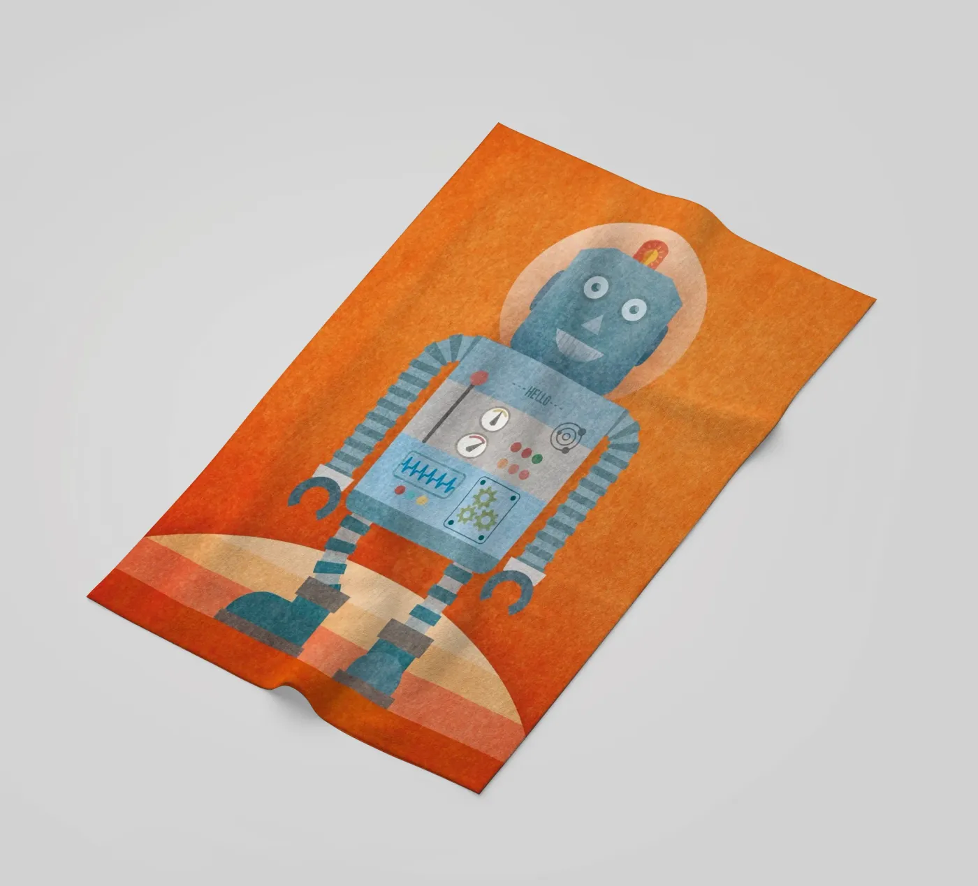 Hello Mr Robot strandhanddoek van lazydaypaper