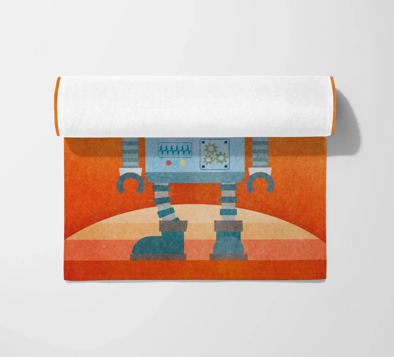 Hello Mr Robot Strandtuch von lazydaypaper