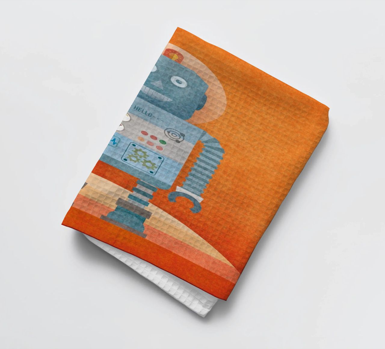 Hello Mr Robot canovaccio da cucina da lazydaypaper