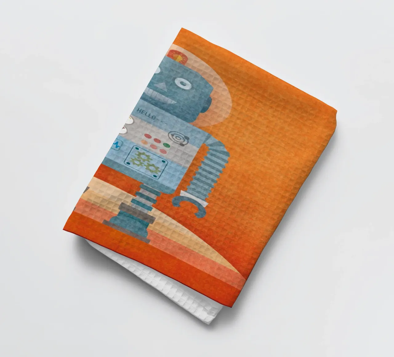 Hello Mr Robot Geschirrtuch von lazydaypaper