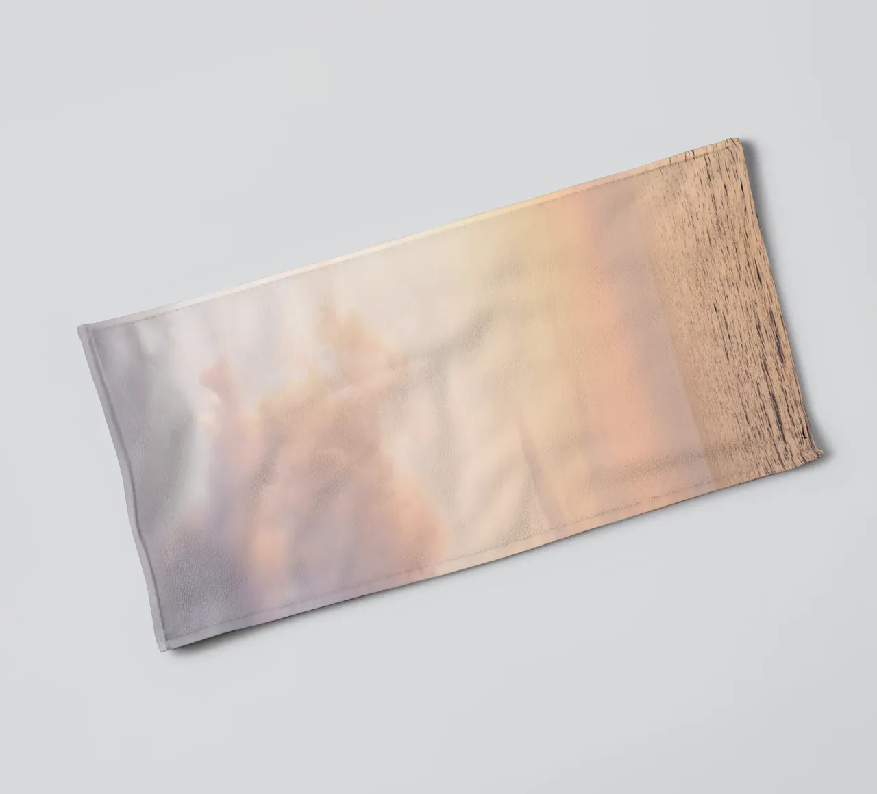 Sunset on the Lake towel by Henrike Schenk Photography