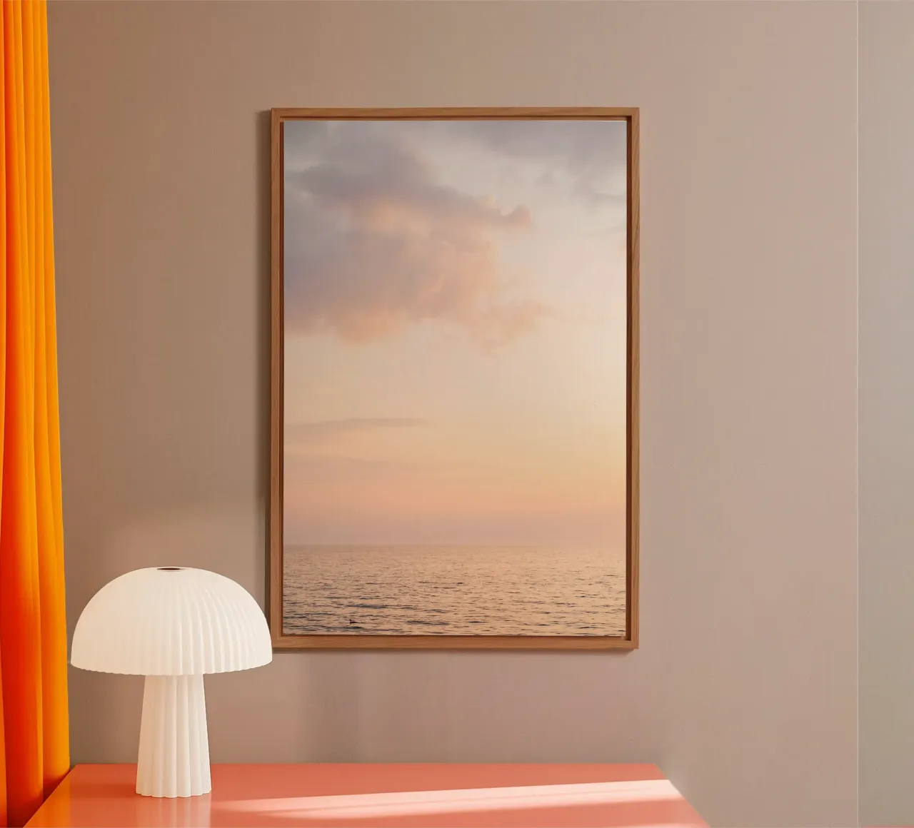 Tramonto sul lago alluminio dibond da Henrike Schenk Photography