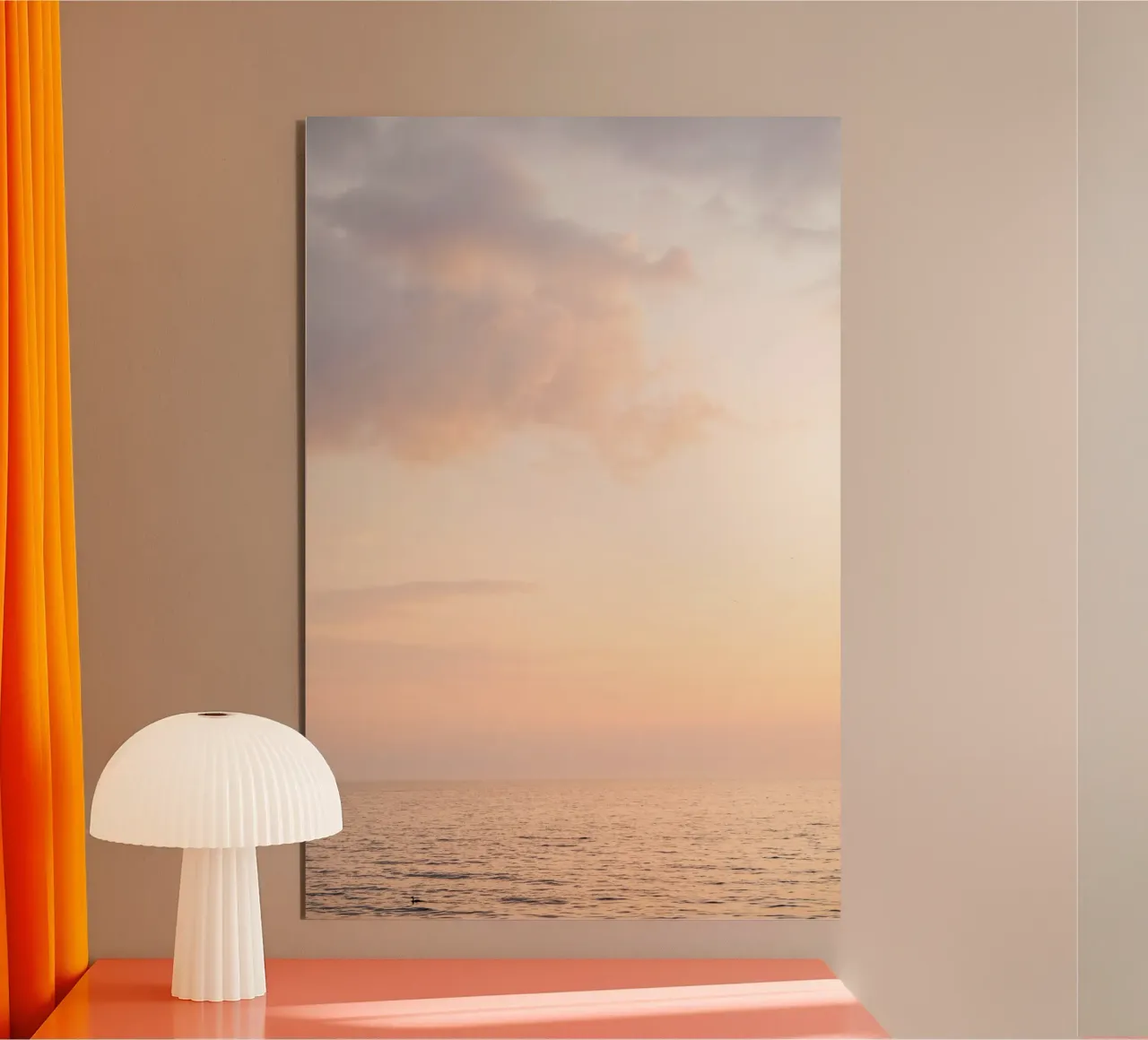 Tramonto sul lago alluminio dibond da Henrike Schenk Photography