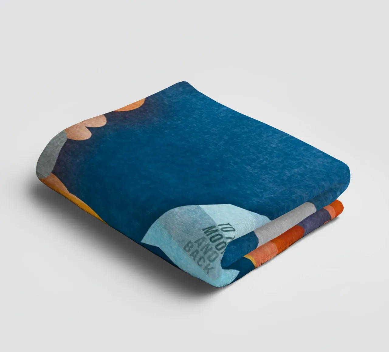 To The Moon And Back asciugamano da bagno da lazydaypaper