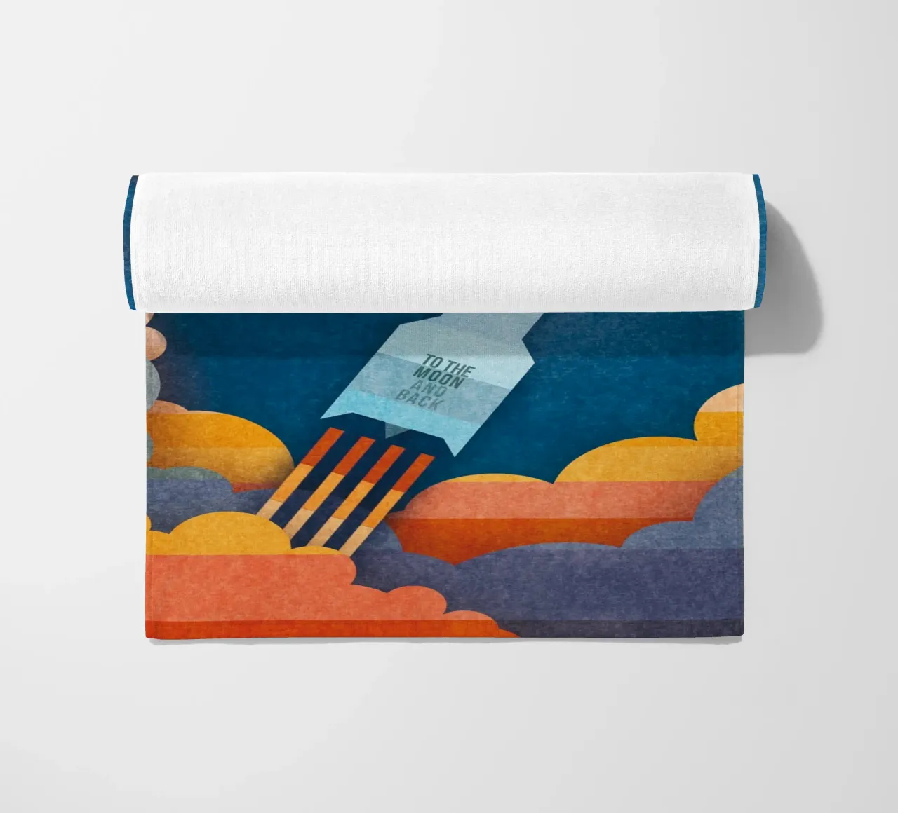 To The Moon And Back telo mare da lazydaypaper