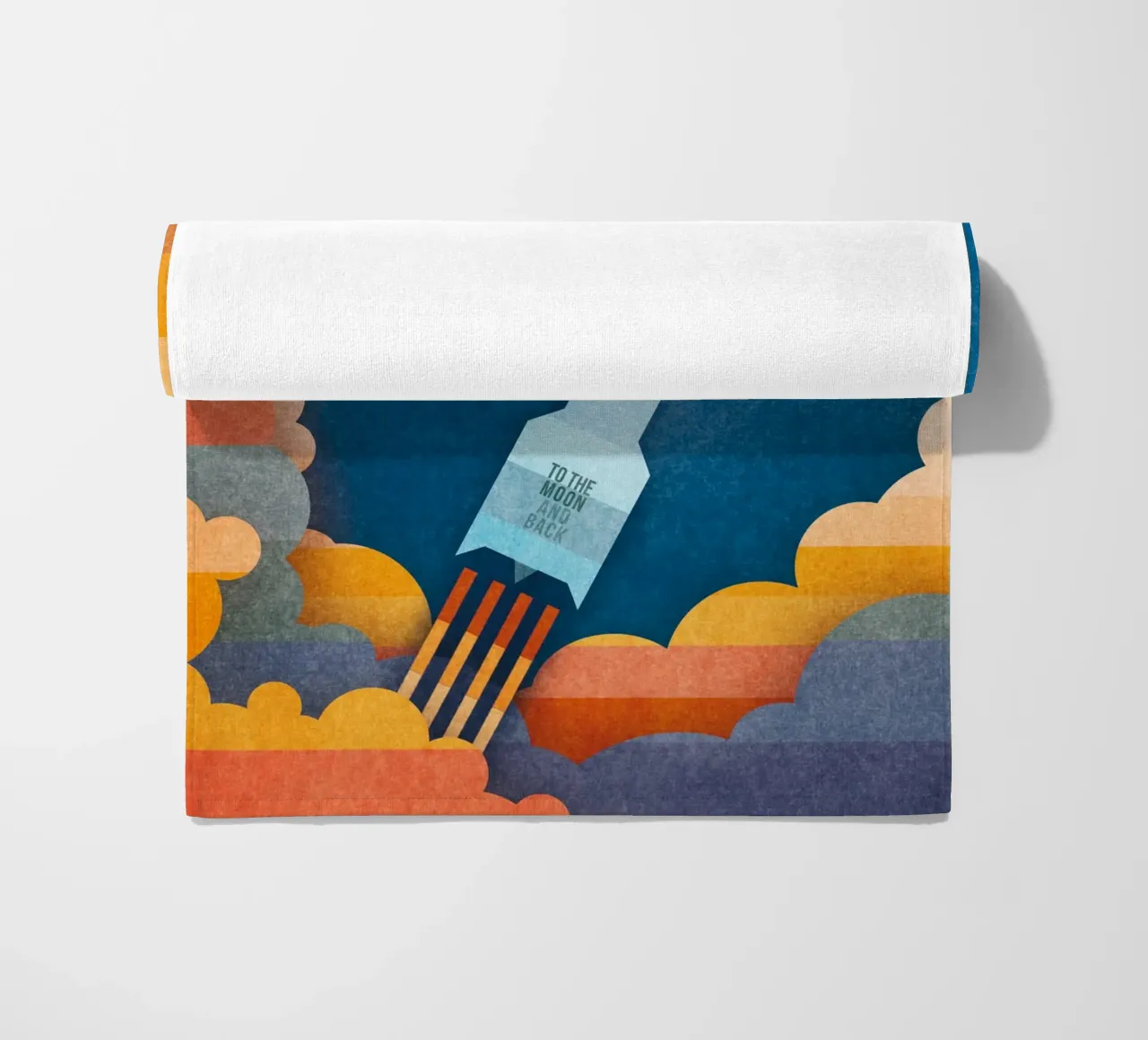 To The Moon And Back telo mare da lazydaypaper
