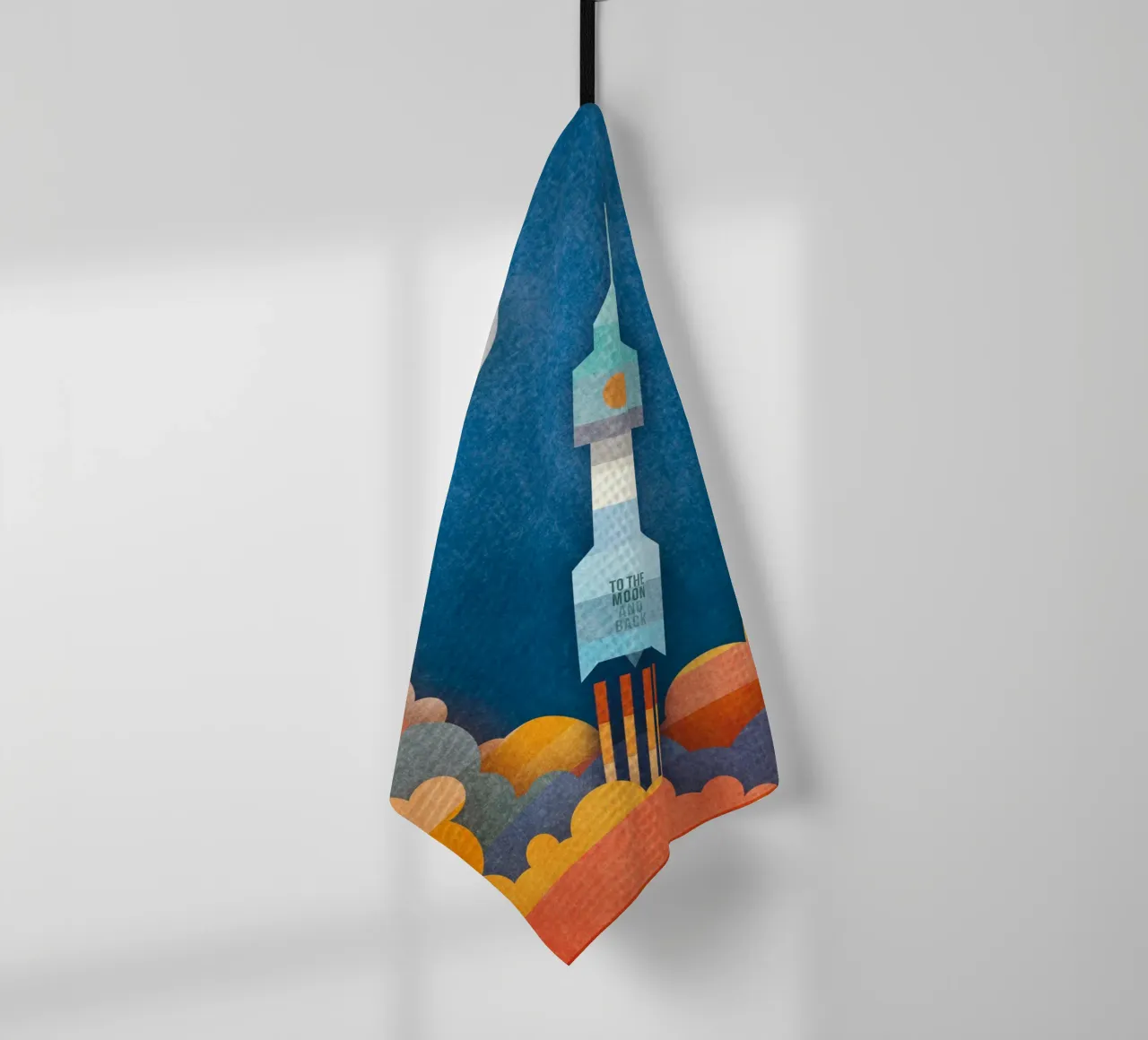 To The Moon And Back canovaccio da cucina da lazydaypaper