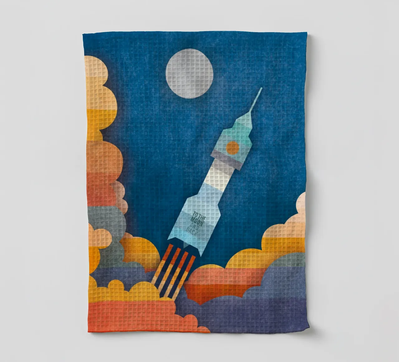 To The Moon And Back canovaccio da cucina da lazydaypaper