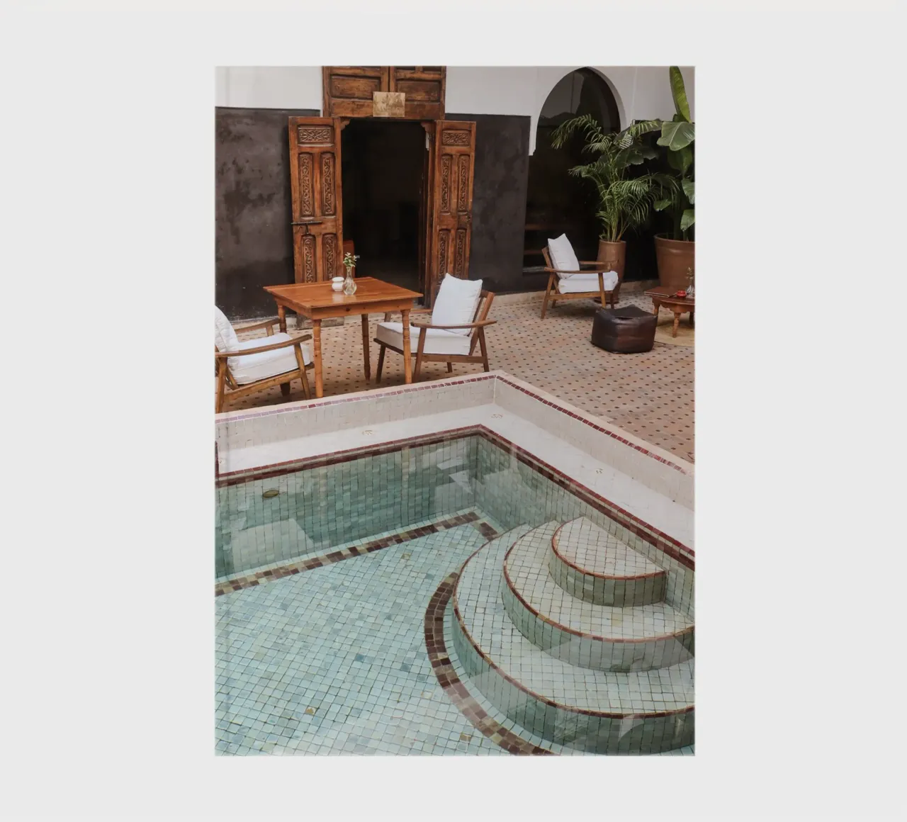 Riad in Marrakech notebook by Henrike Schenk Photography