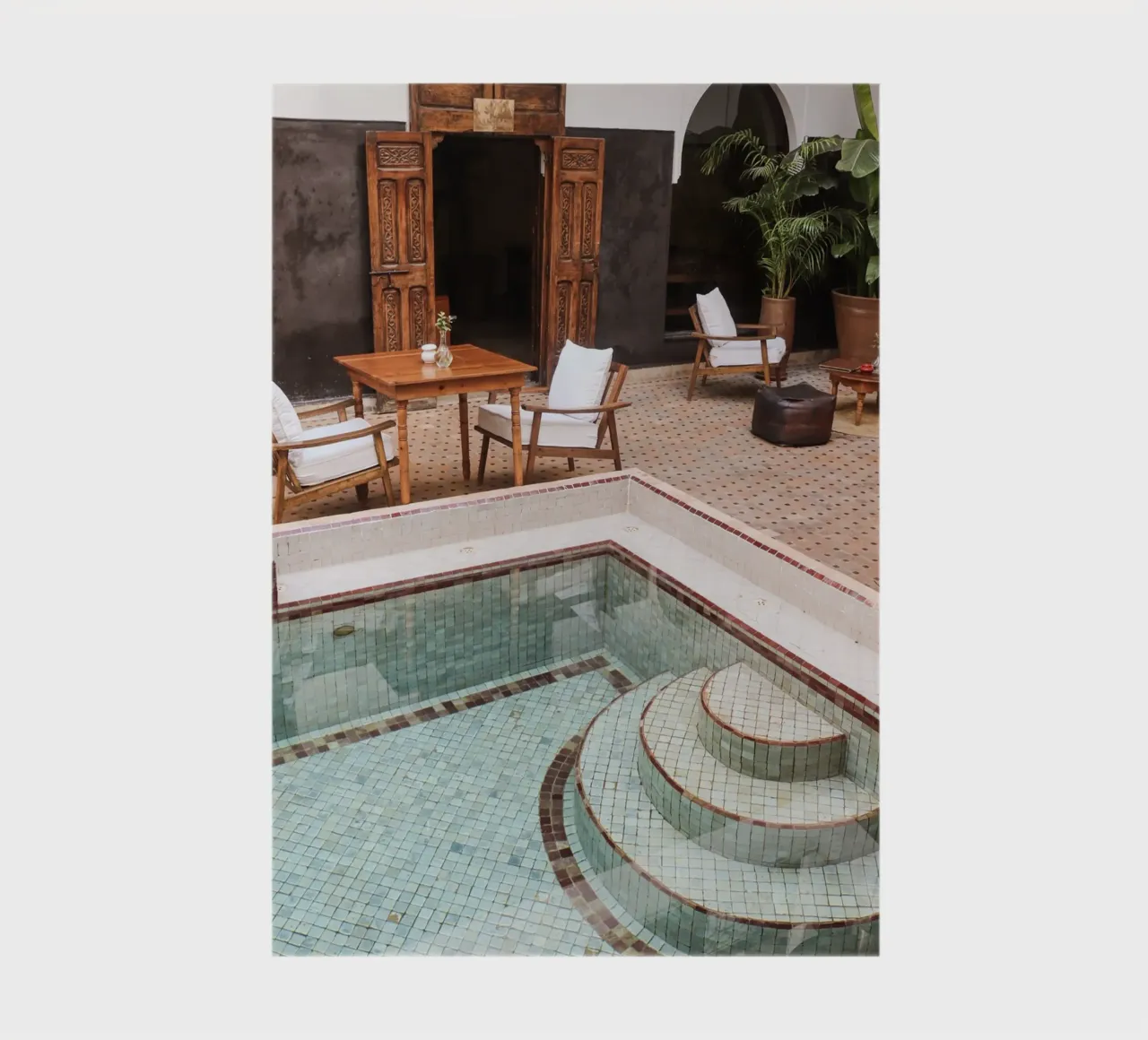 Riad in Marrakech notebook by Henrike Schenk Photography