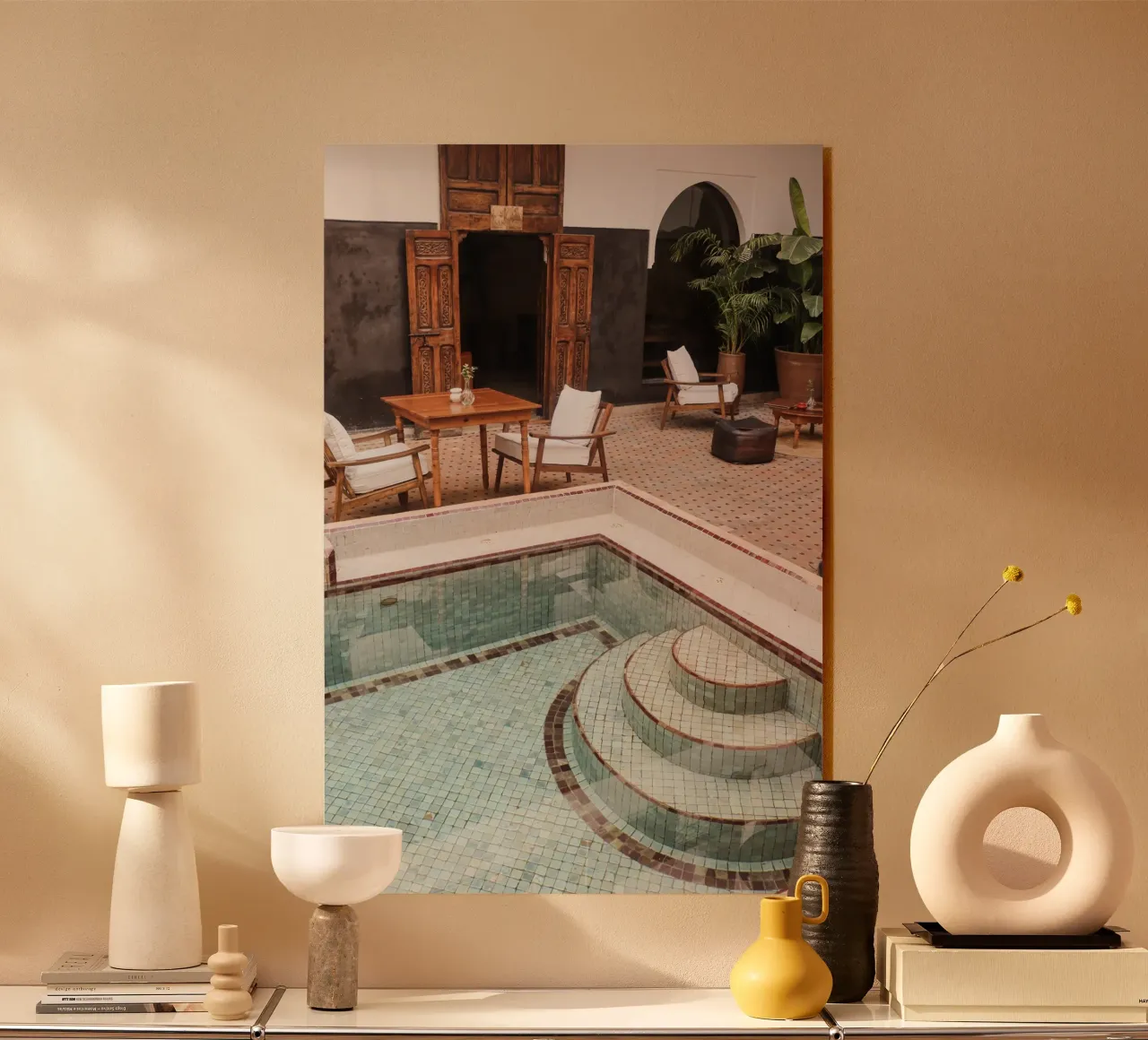 Riad a Marrakech plexiglass da Henrike Schenk Photography