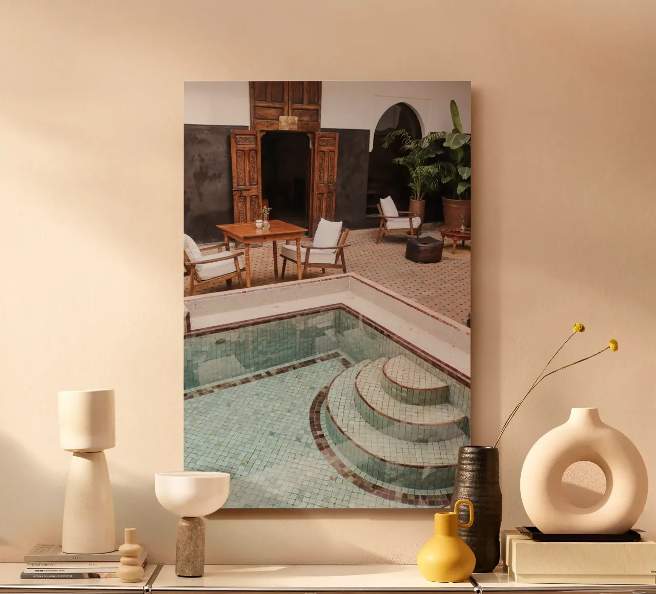 Riad a Marrakech alluminio dibond da Henrike Schenk Photography