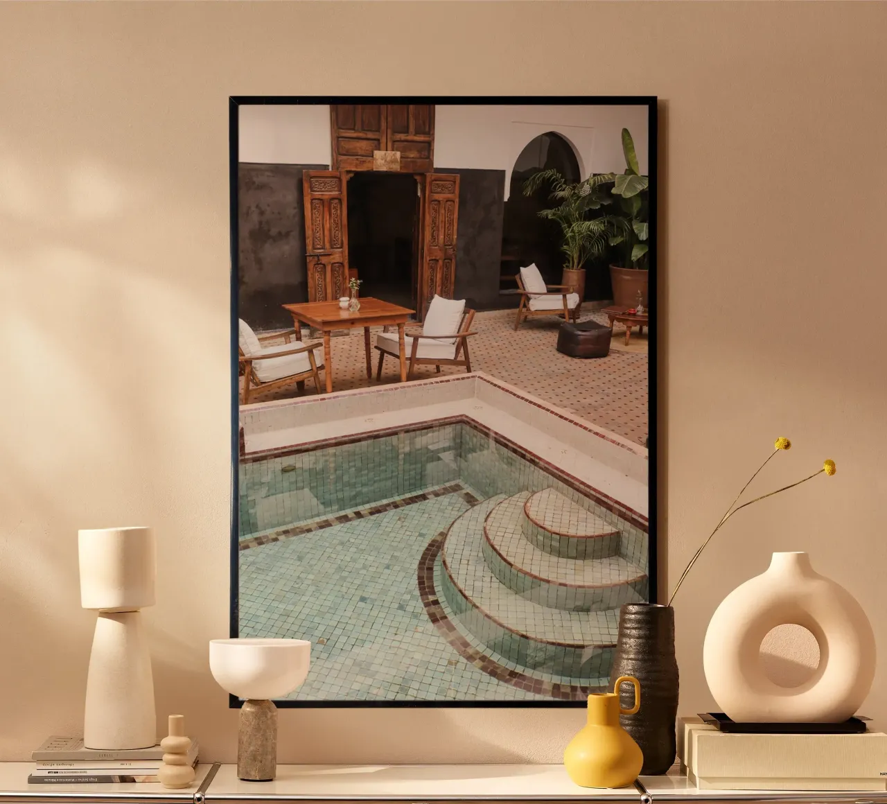 Riad a Marrakech poster da Henrike Schenk Photography