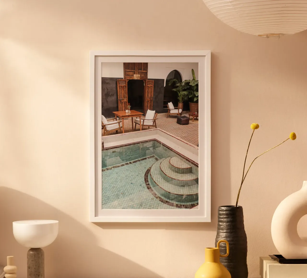 Riad a Marrakech poster da Henrike Schenk Photography