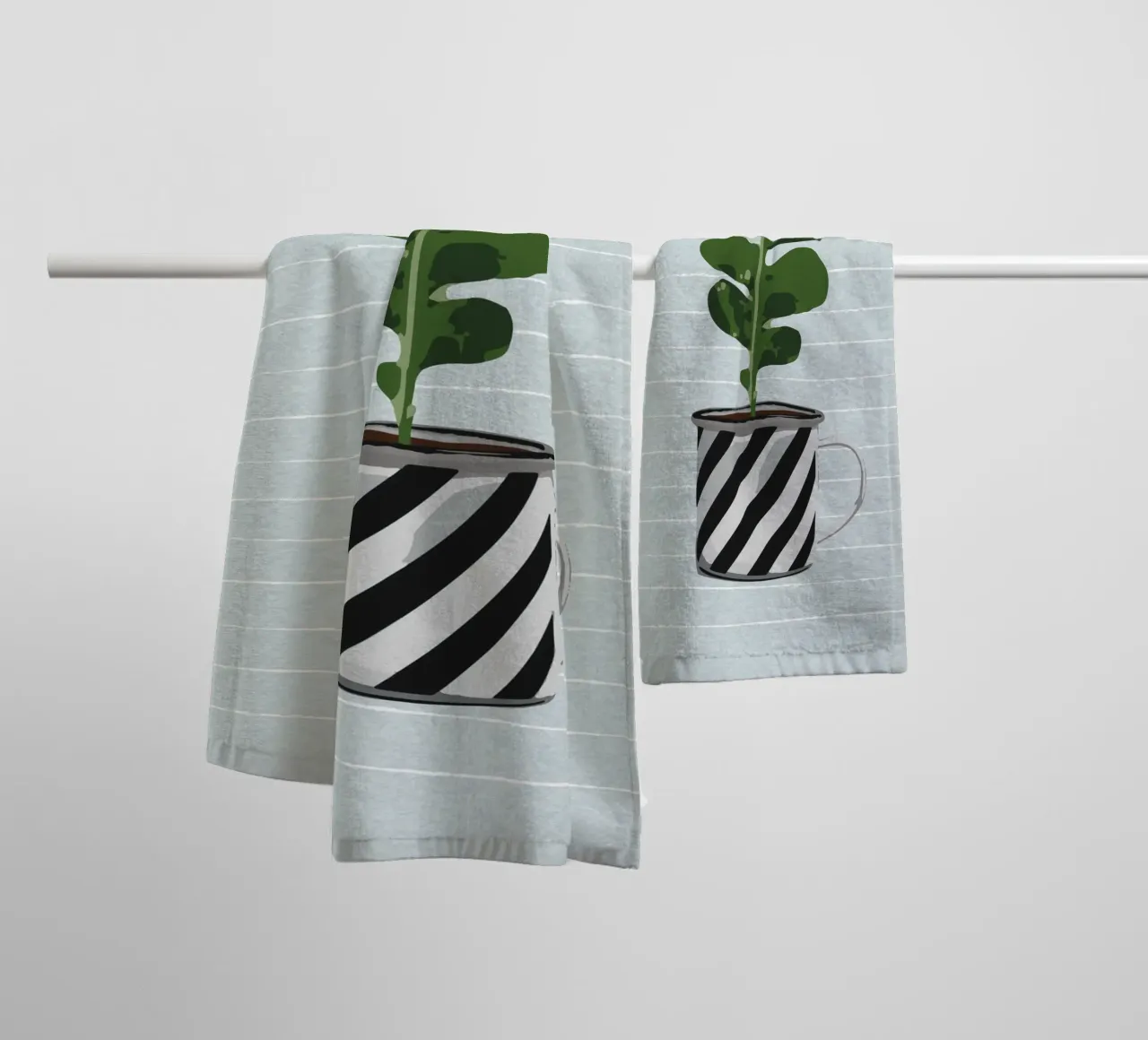 Sukkulente Nr. 03 asciugamano da bagno da lazydaypaper