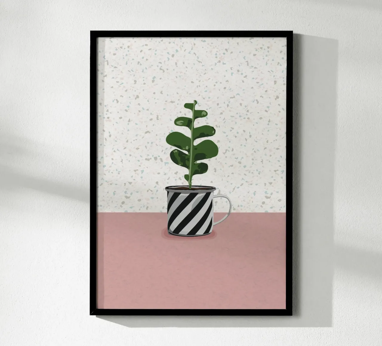 Sukkulente Nr. 02 poster con telaio in plastica da lazydaypaper