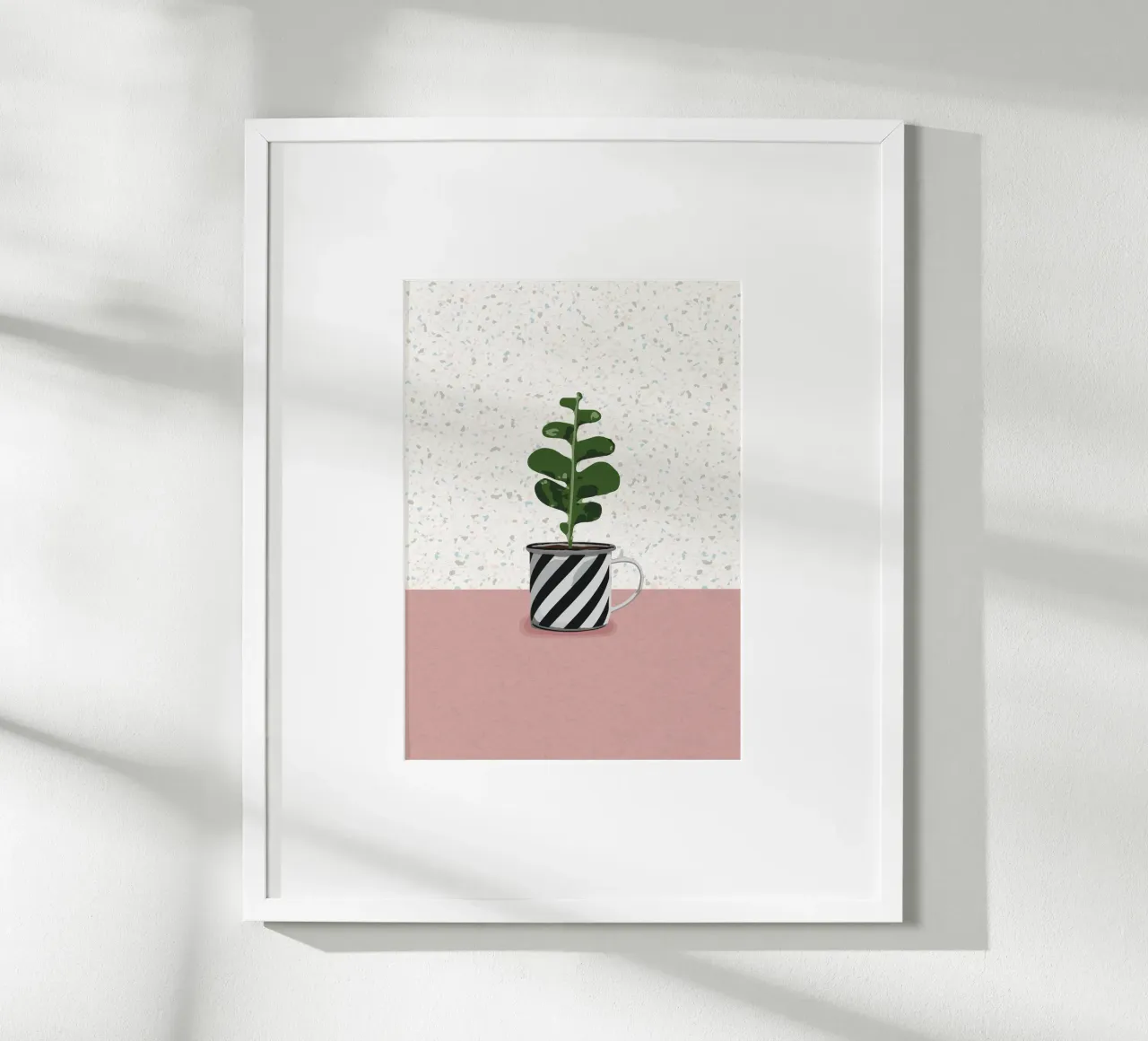 Sukkulente Nr. 02 poster con telaio in plastica da lazydaypaper