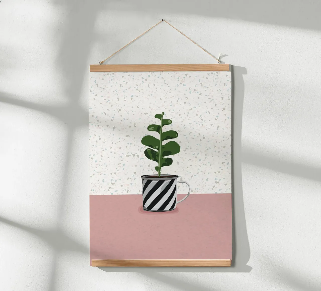 Sukkulente Nr. 02 poster con telaio in plastica da lazydaypaper
