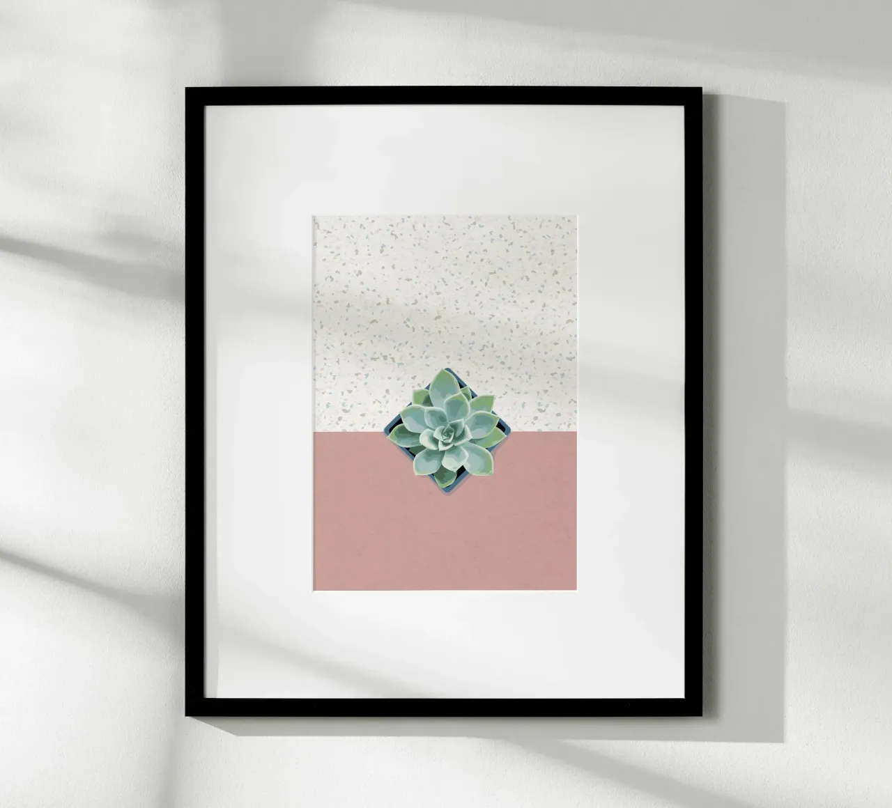 Sukkulente Nr. 01 poster con telaio in alluminio da lazydaypaper