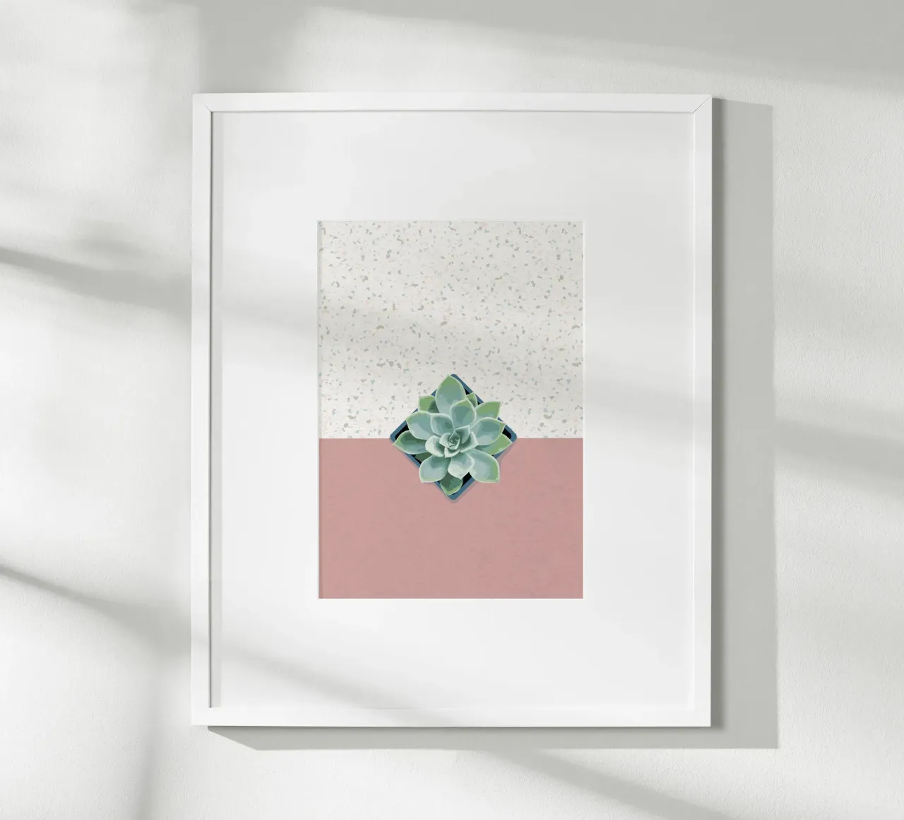 Sukkulente Nr. 01 poster con telaio in alluminio da lazydaypaper
