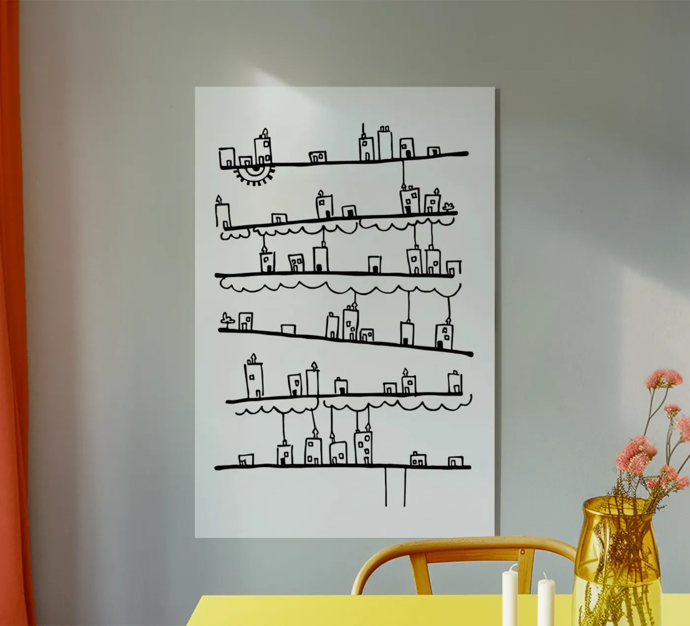 Stadtdorf plexiglass da Anna-Maren Zehnter