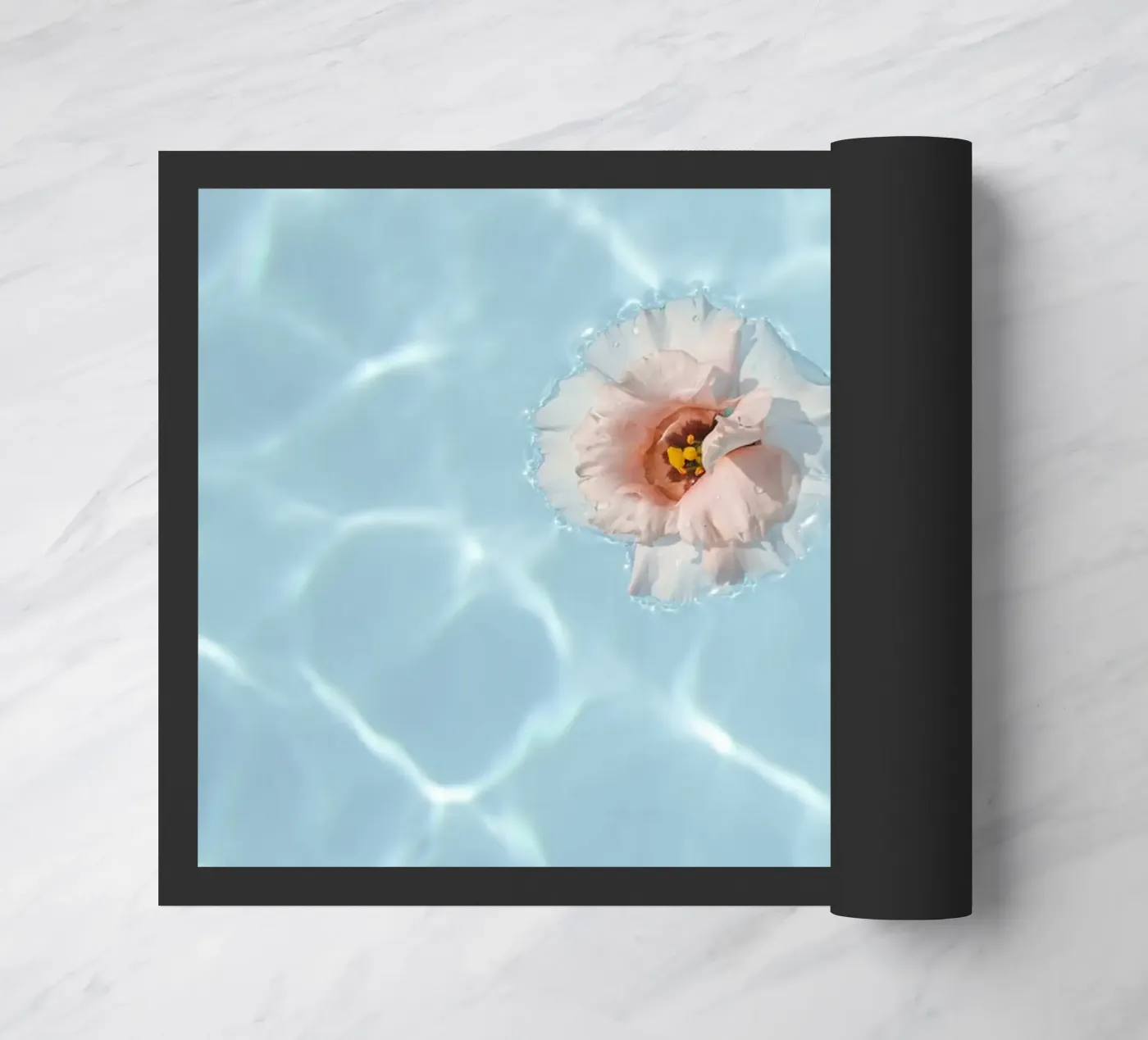 Floating Flower doormat by Henrike Schenk Photography