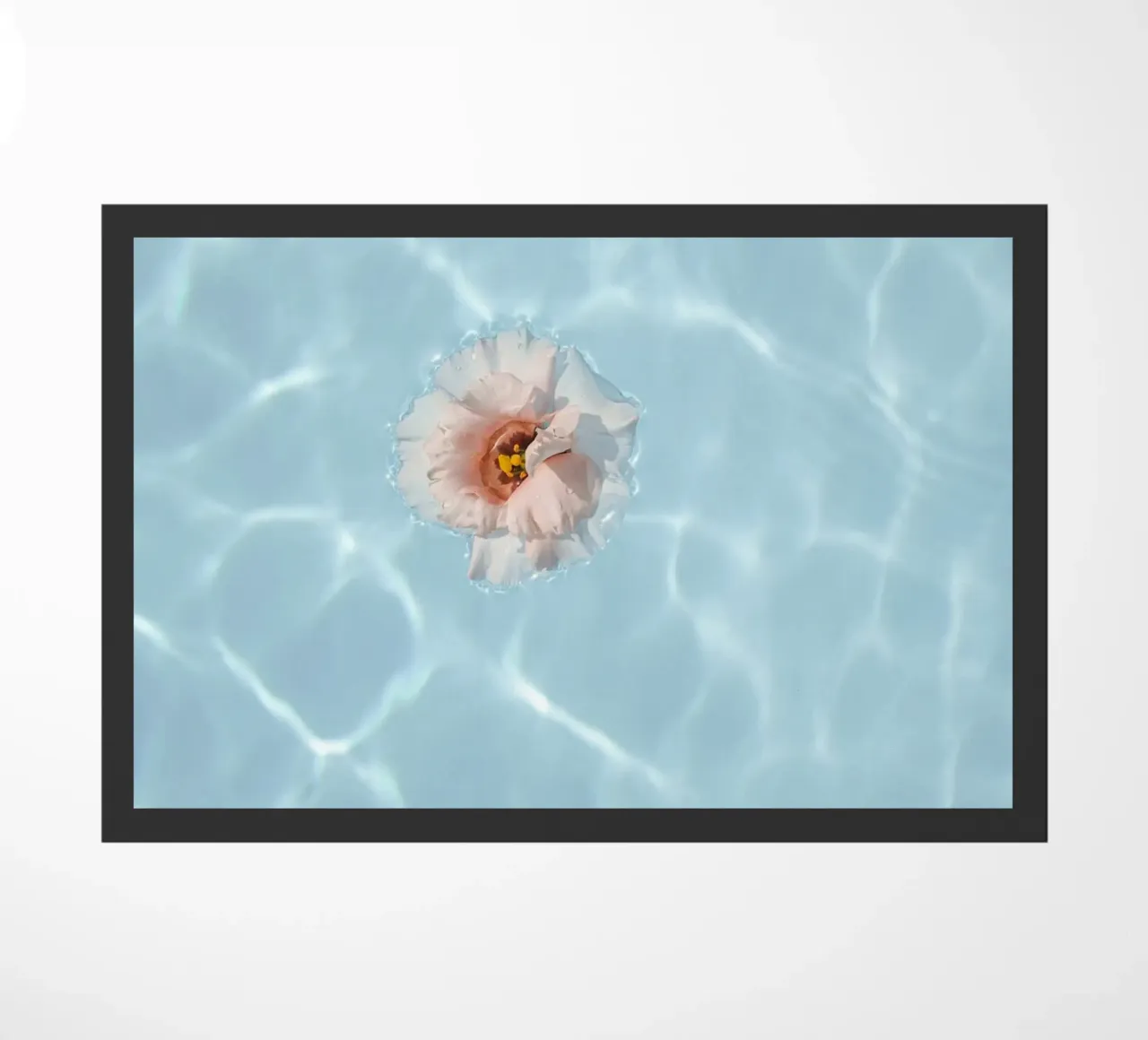 Floating Flower doormat by Henrike Schenk Photography