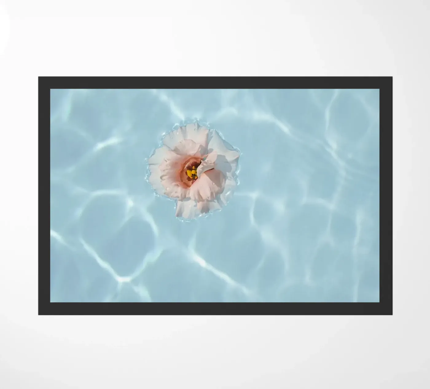 Floating Flower doormat by Henrike Schenk Photography