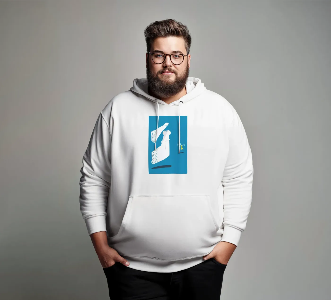 Committed hoodie van Monika Aichele