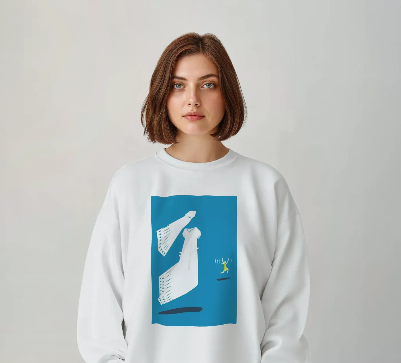 Committed sweatshirt by Monika Aichele