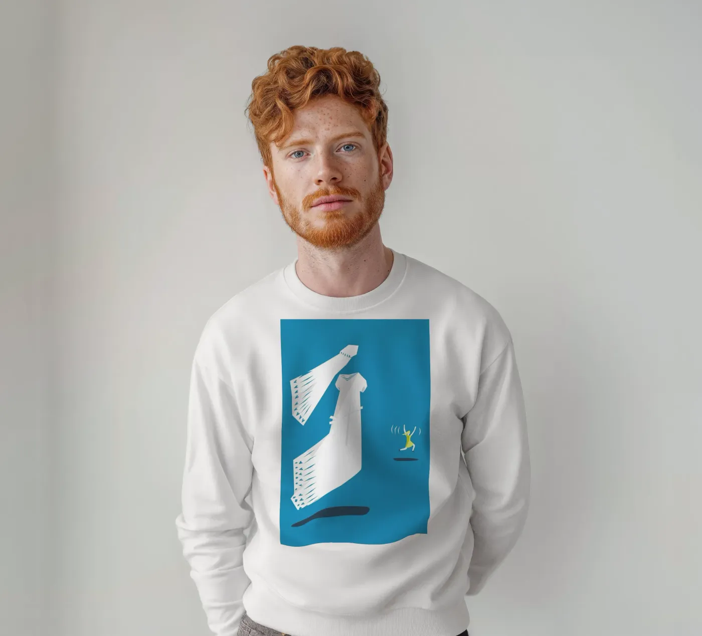 Committed sweatshirt by Monika Aichele