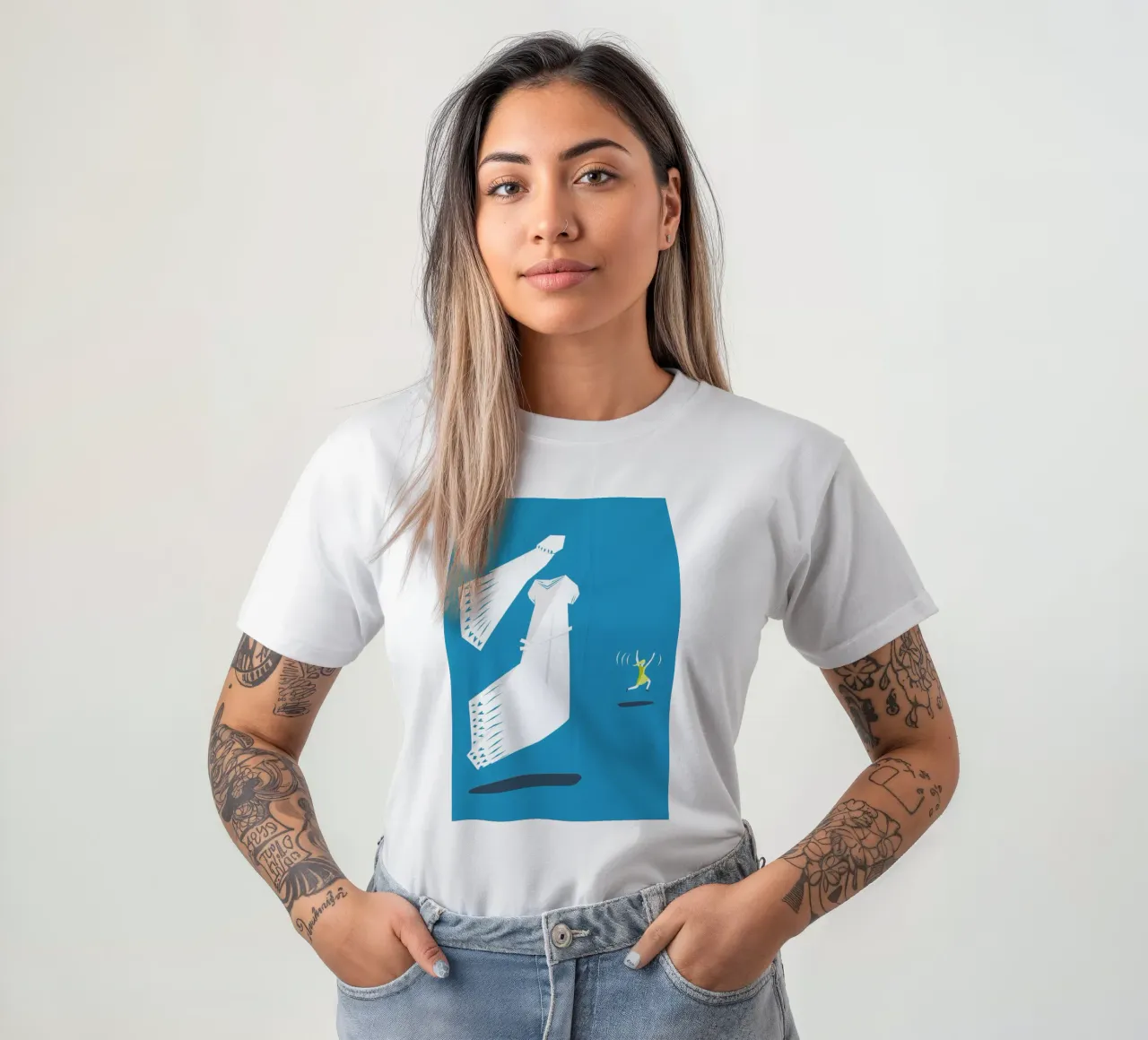 Committed t-shirt da Monika Aichele