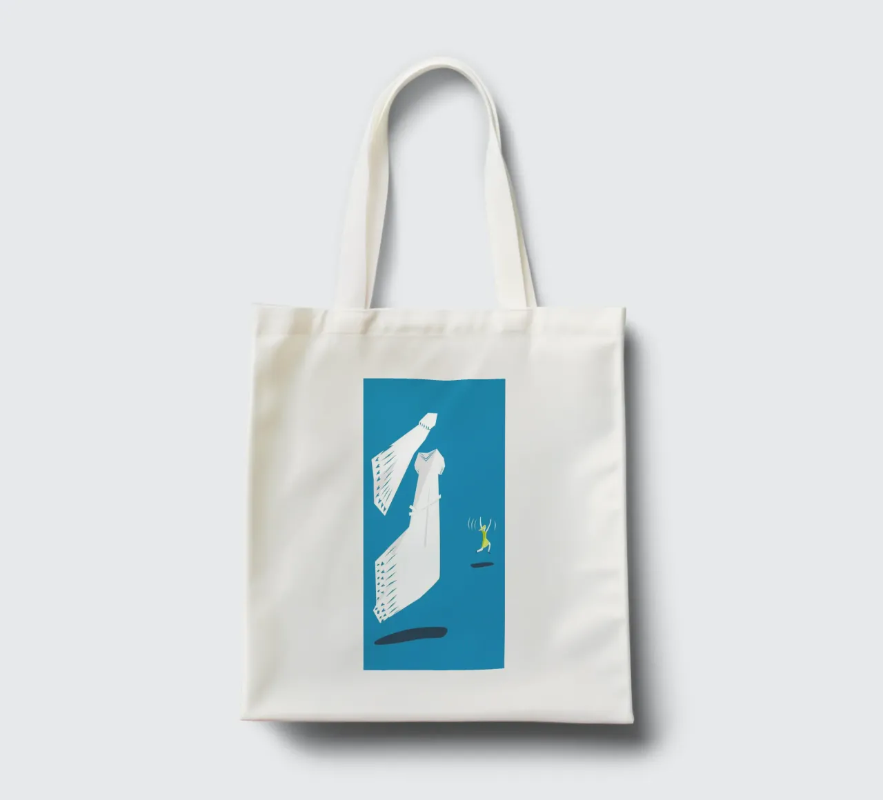 Committed tote bag by Monika Aichele