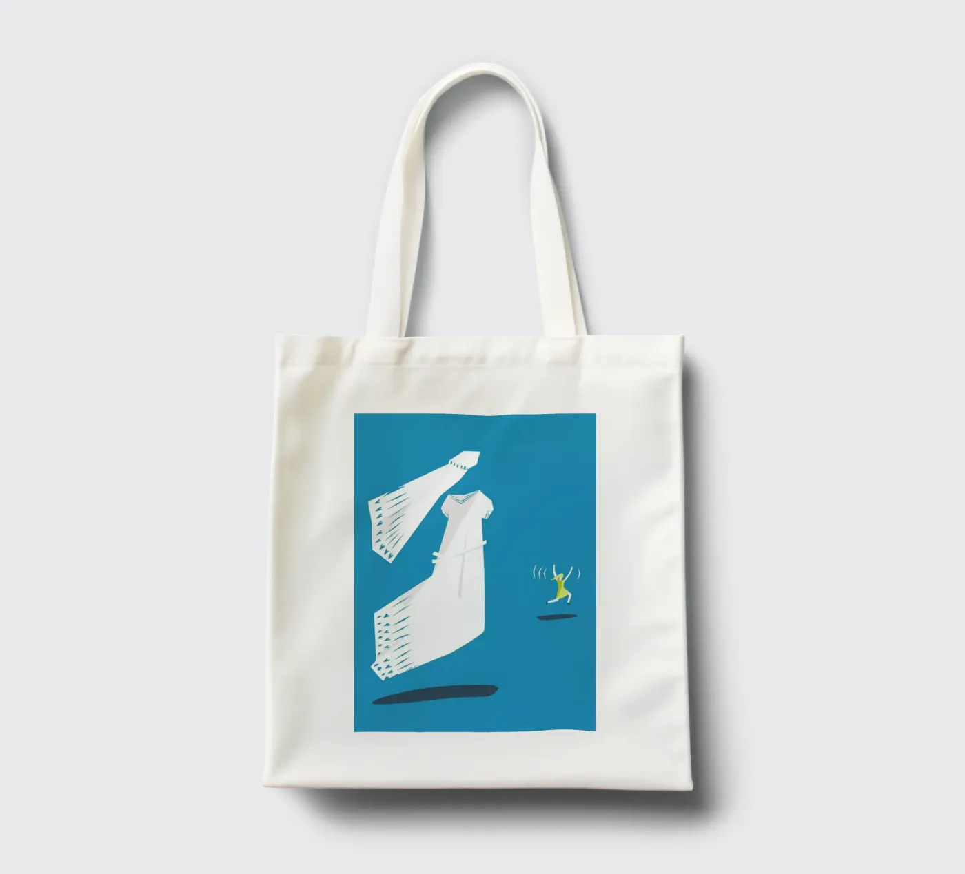Committed tote bag by Monika Aichele