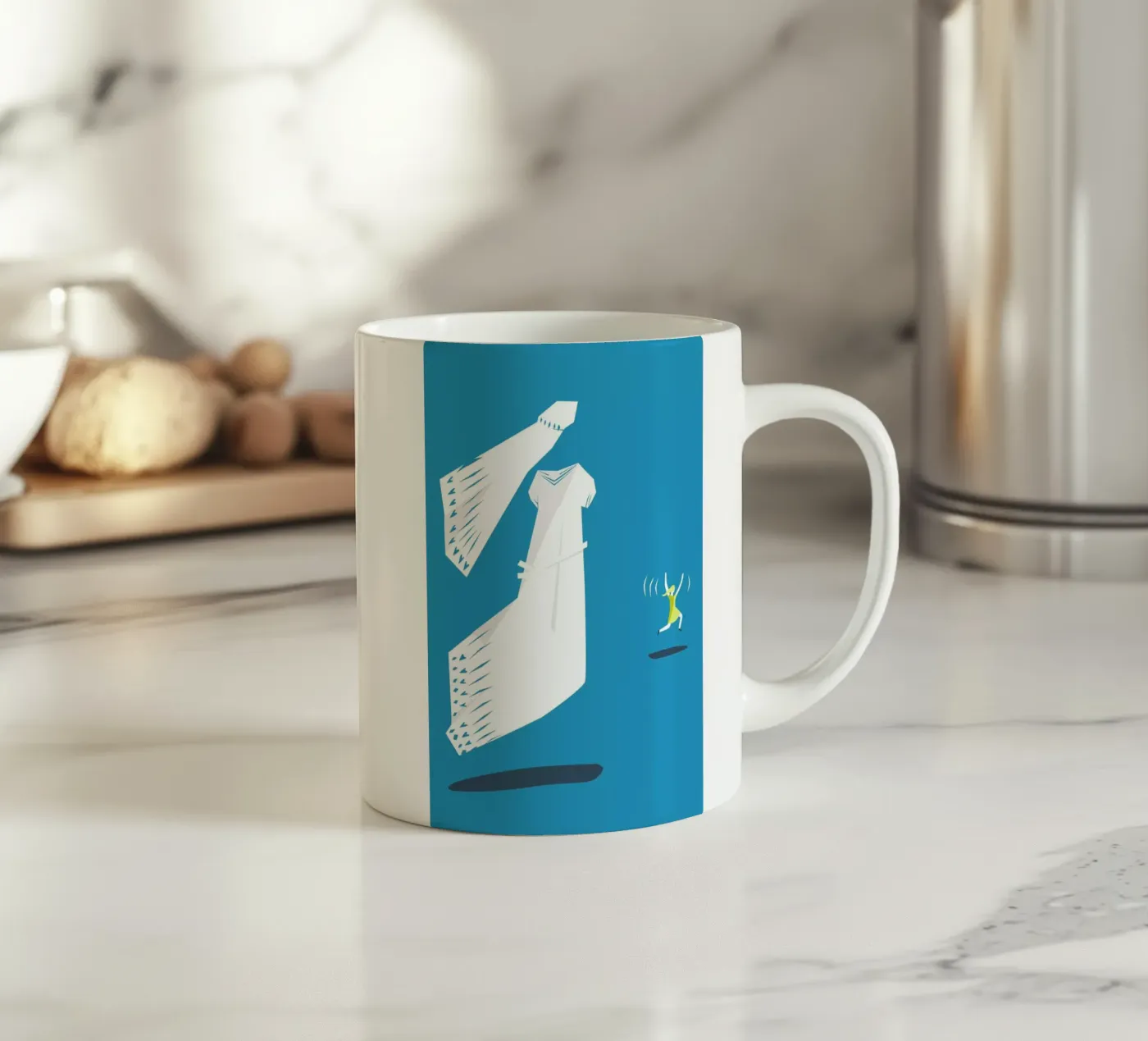 Committed ceramic mug by Monika Aichele