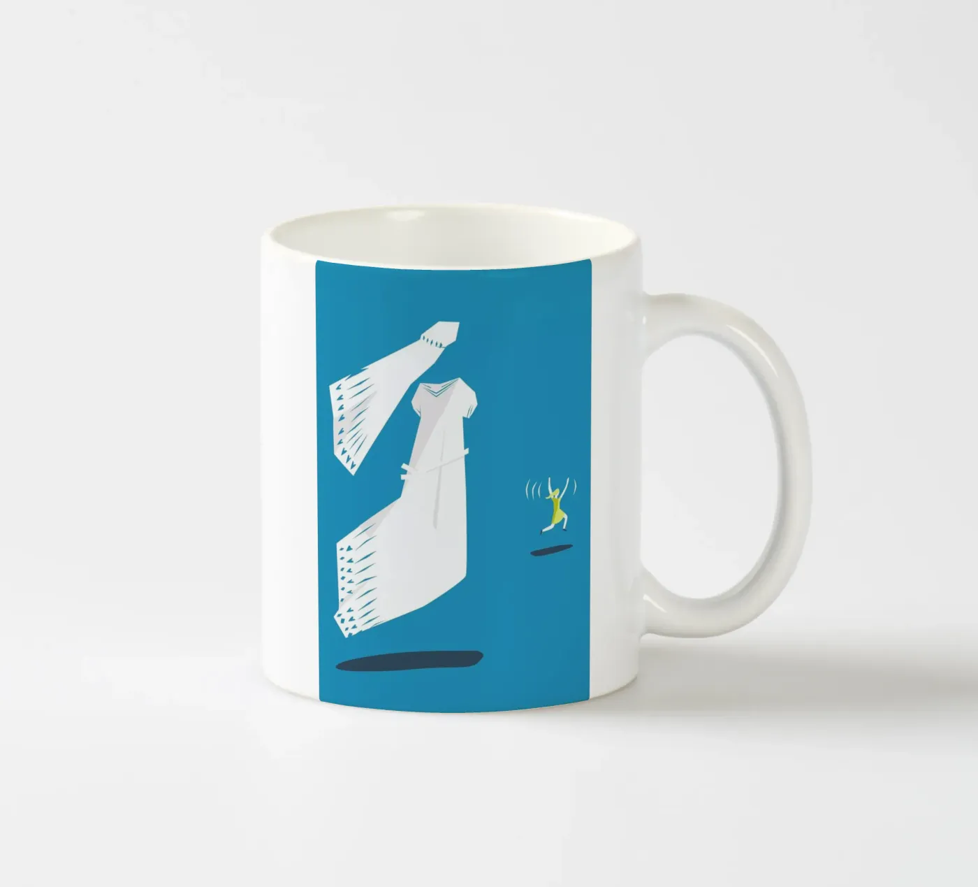 Committed ceramic mug by Monika Aichele