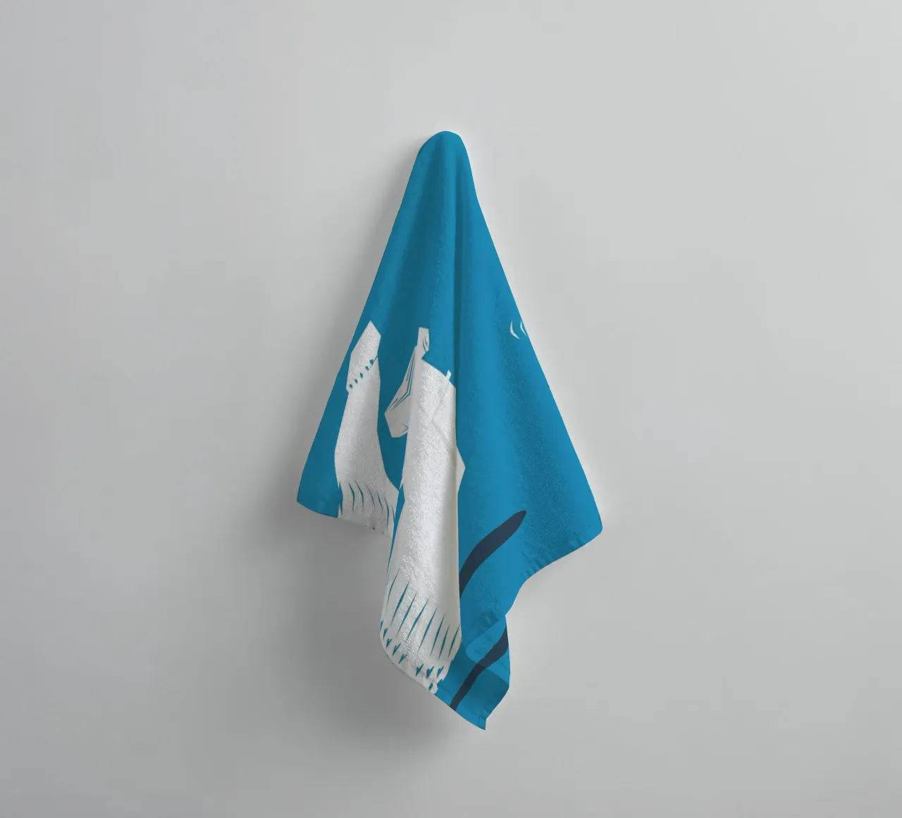 Committed towel by Monika Aichele