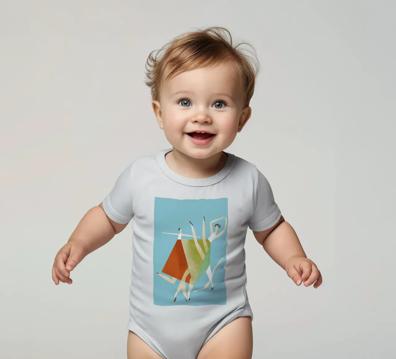 Dancing Blue body bébé de Monika Aichele