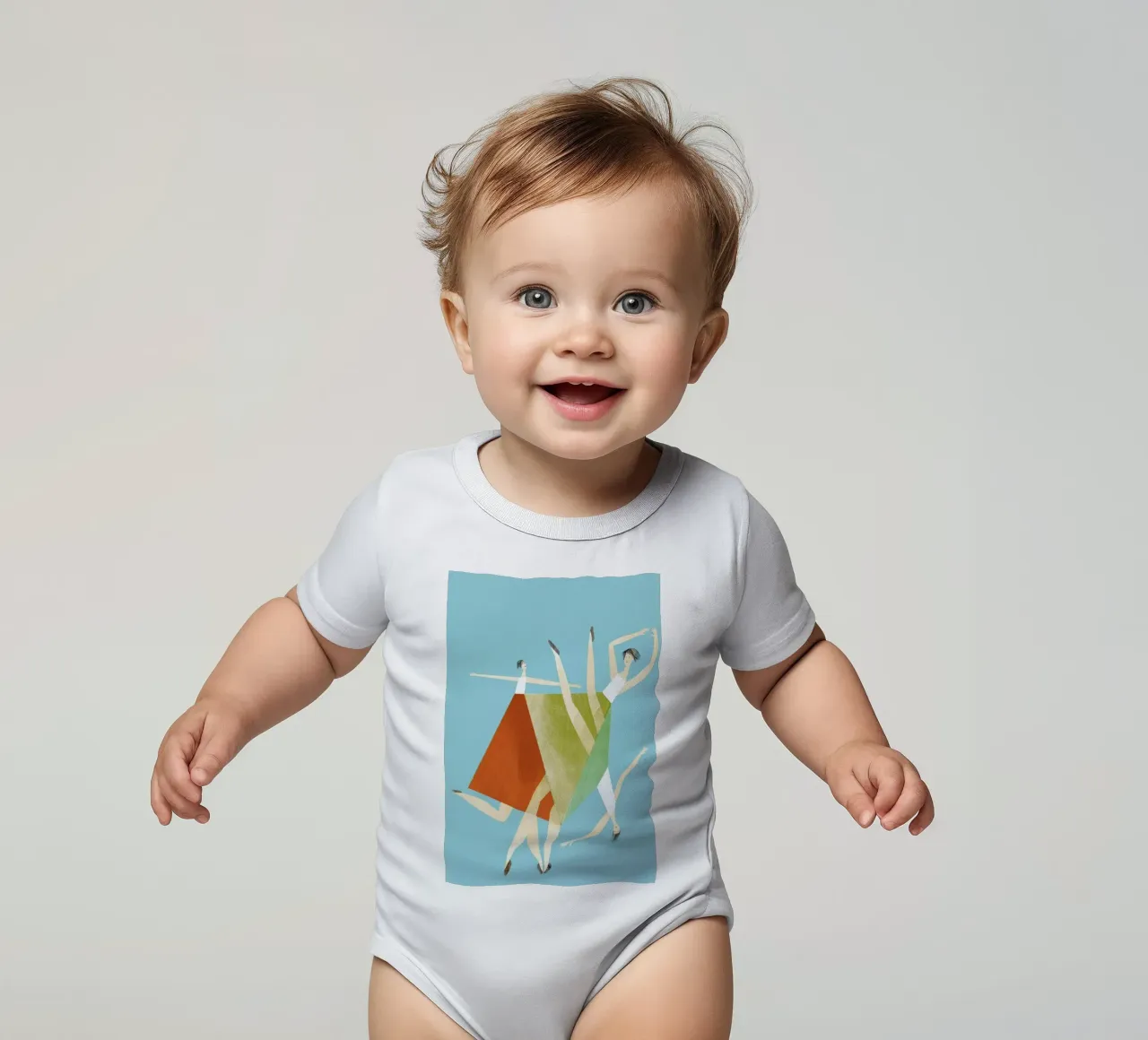 Dancing Blue body bébé de Monika Aichele