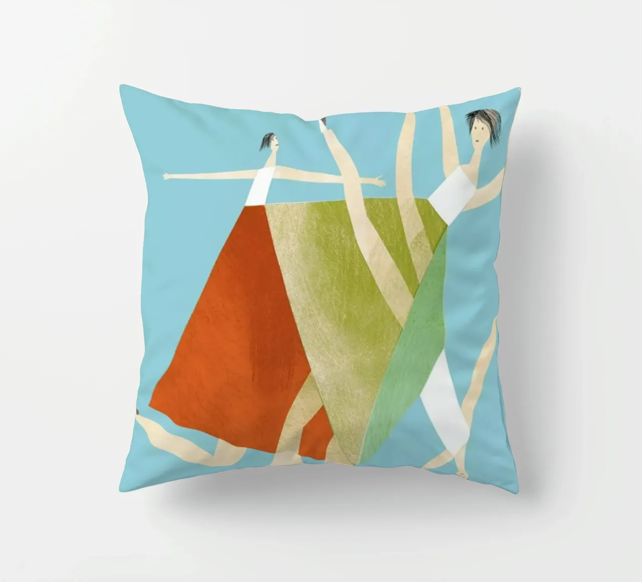 Dancing Blue cuscino da Monika Aichele