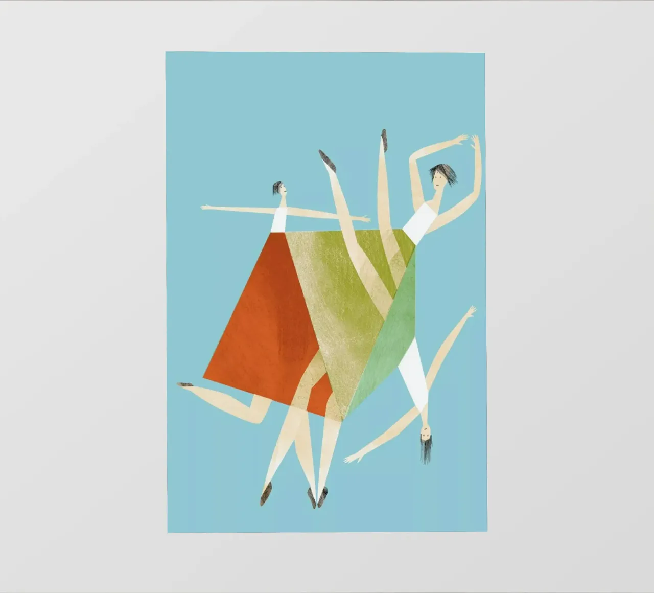 Dancing Blue pellicola backlit da Monika Aichele