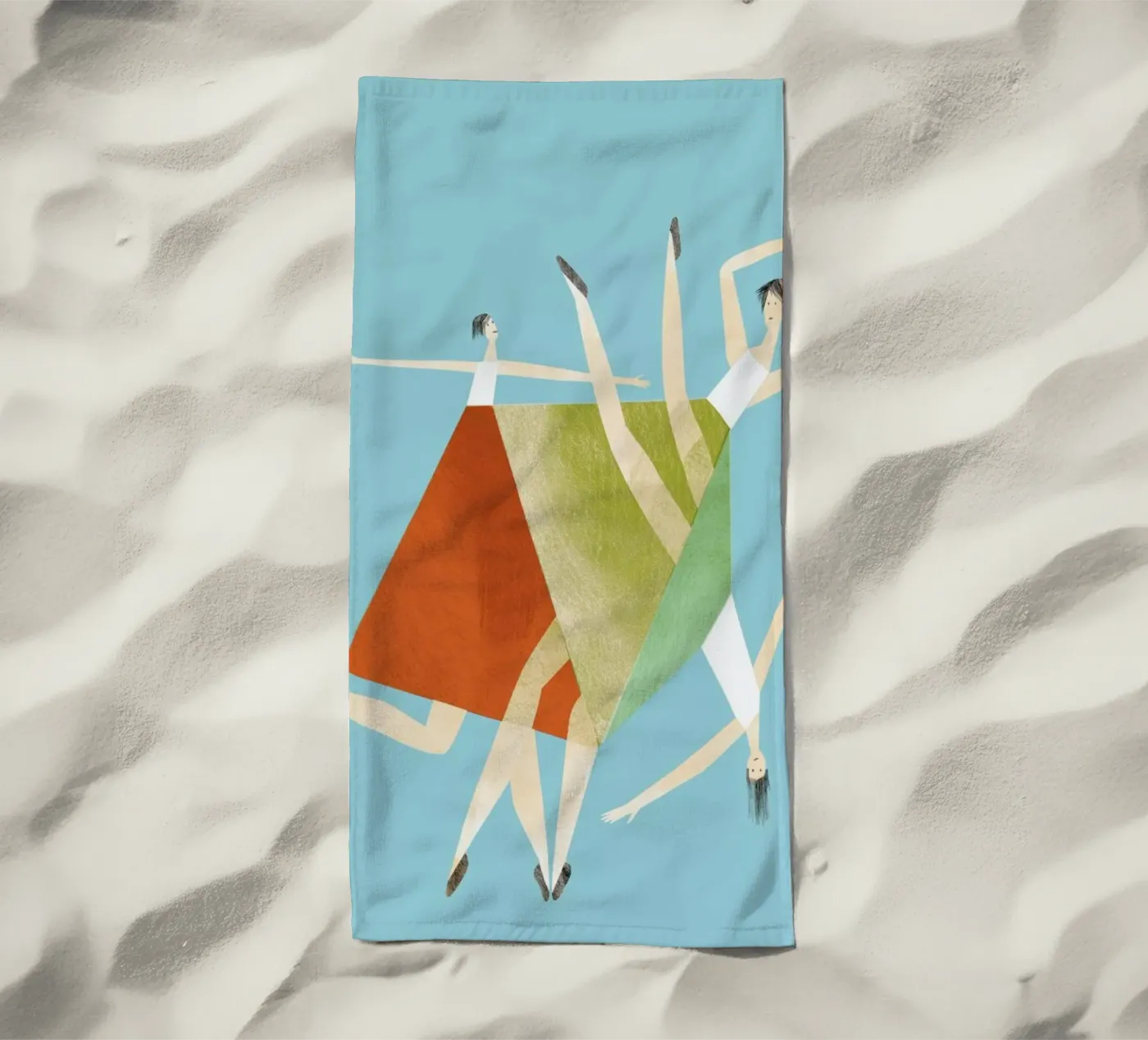 Dancing Blue telo mare da Monika Aichele