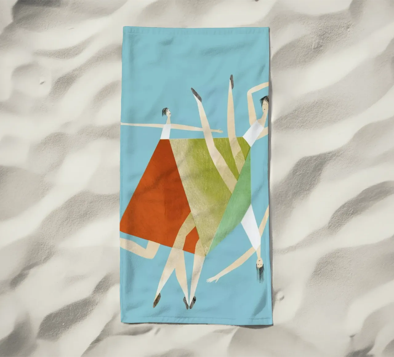 Dancing Blue telo mare da Monika Aichele