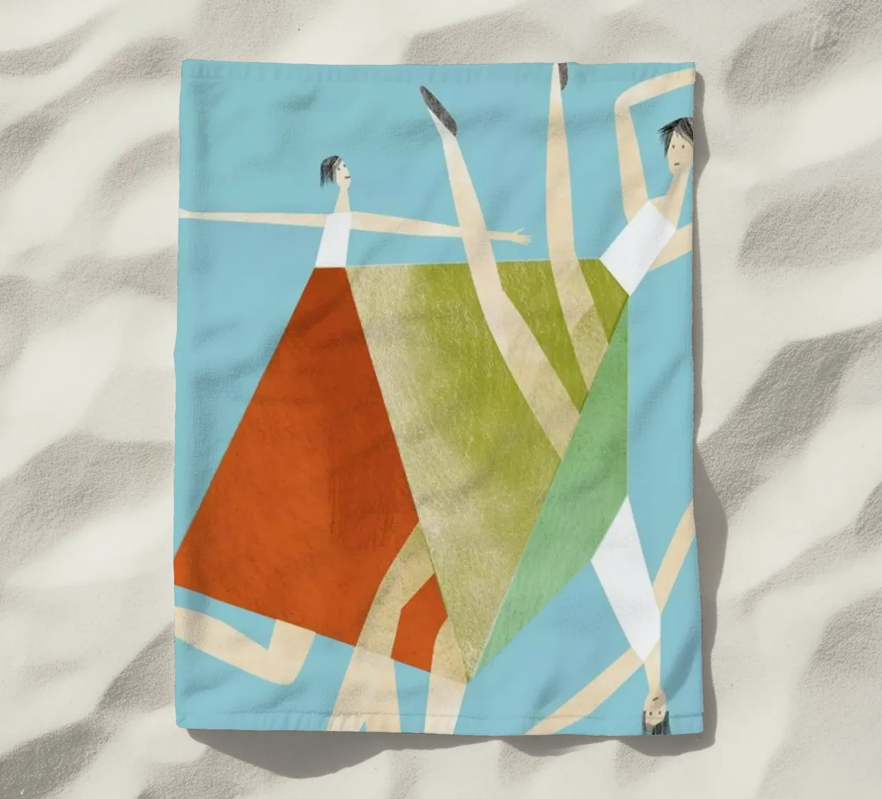 Dancing Blue telo mare da Monika Aichele